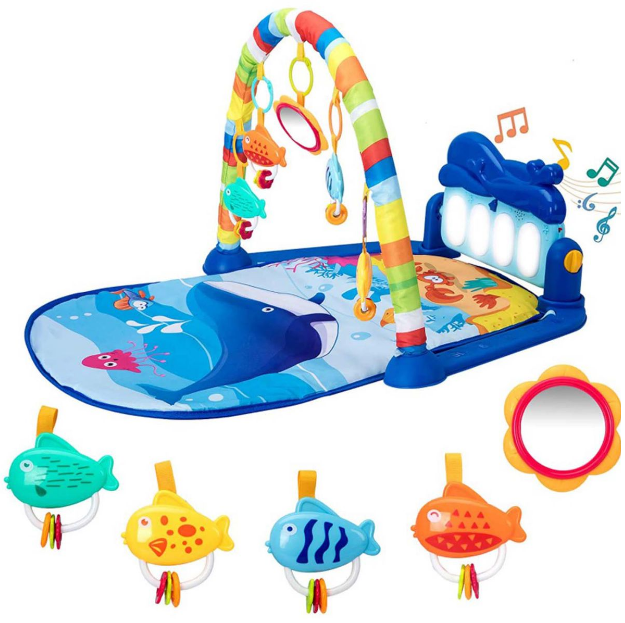 Huanger Piano Fitness Rack With Light & Music