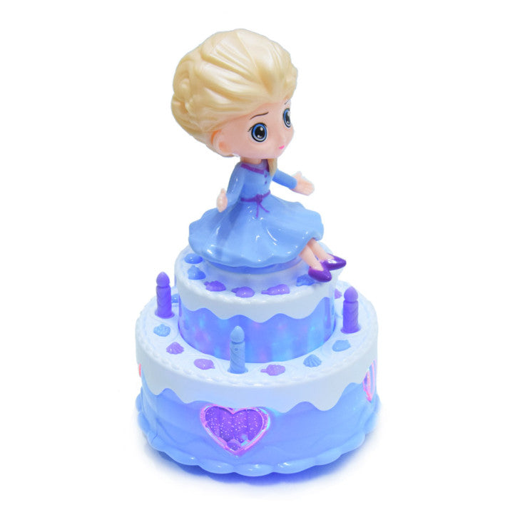 Light & Musical Rotating Cake Girl