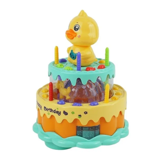 Duck Rotation Music Cake