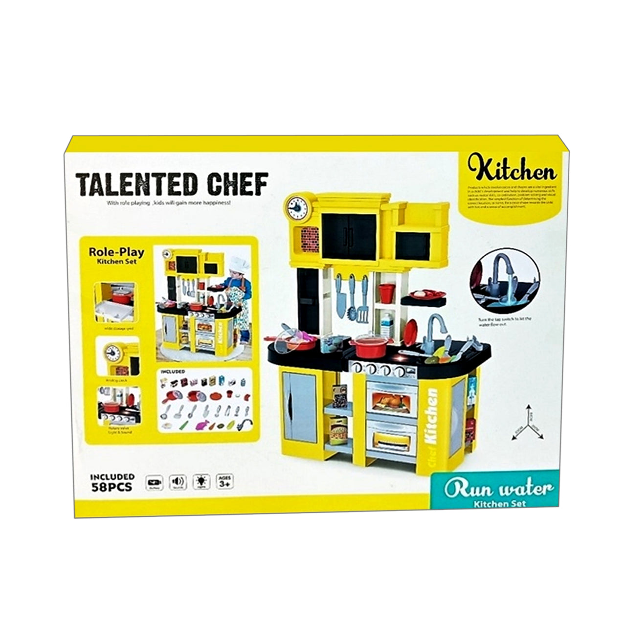 58 Pcs Talented Chef Kitchen Set