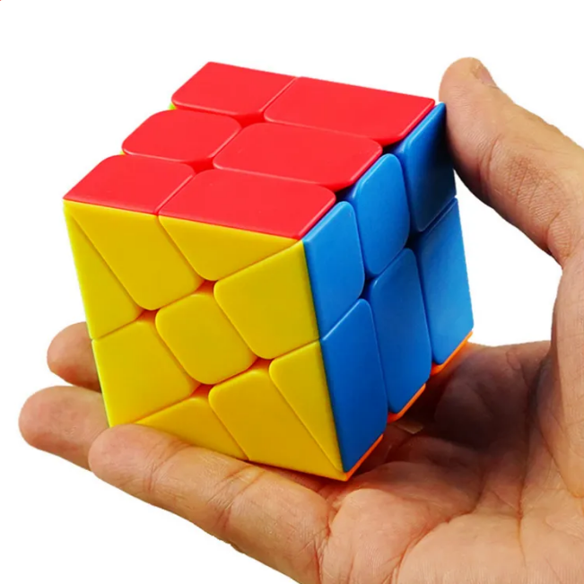 3x3 Windmill Shape Twisty Puzzle Cube
