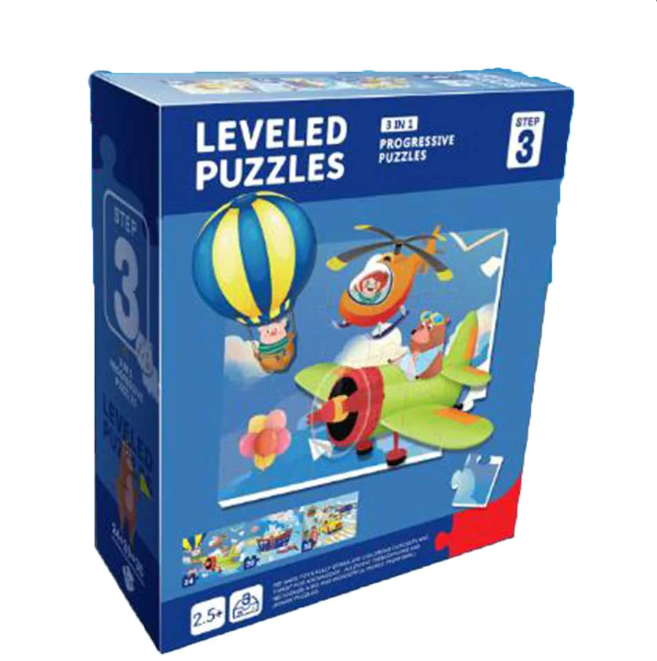 3-in-1 Progressive Puzzles For Kids - Step 3