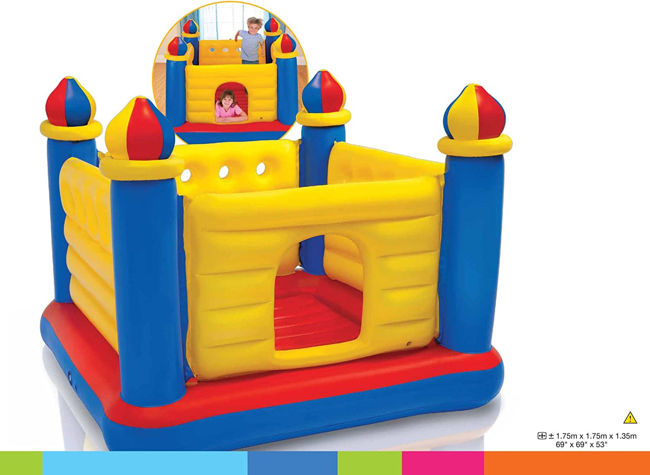 INTEX JumpOLene ™ Castle Bouncer ( 69" X 69" X 53" )