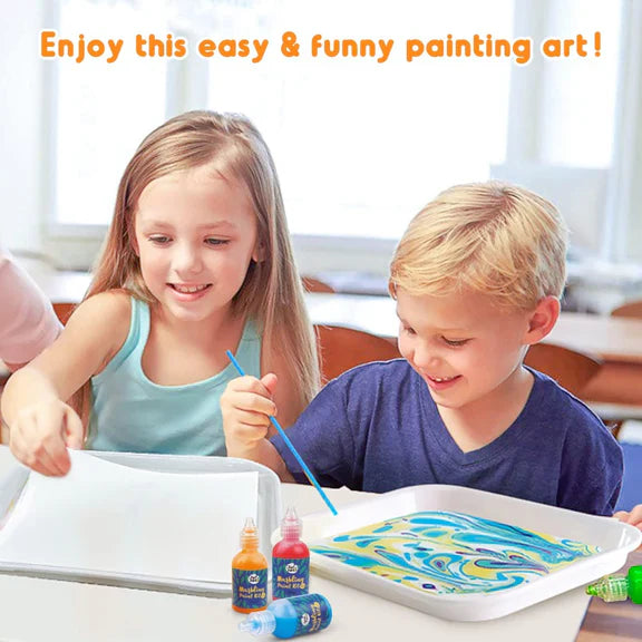 DIY The Master Of The Ebru Water Marble Painting