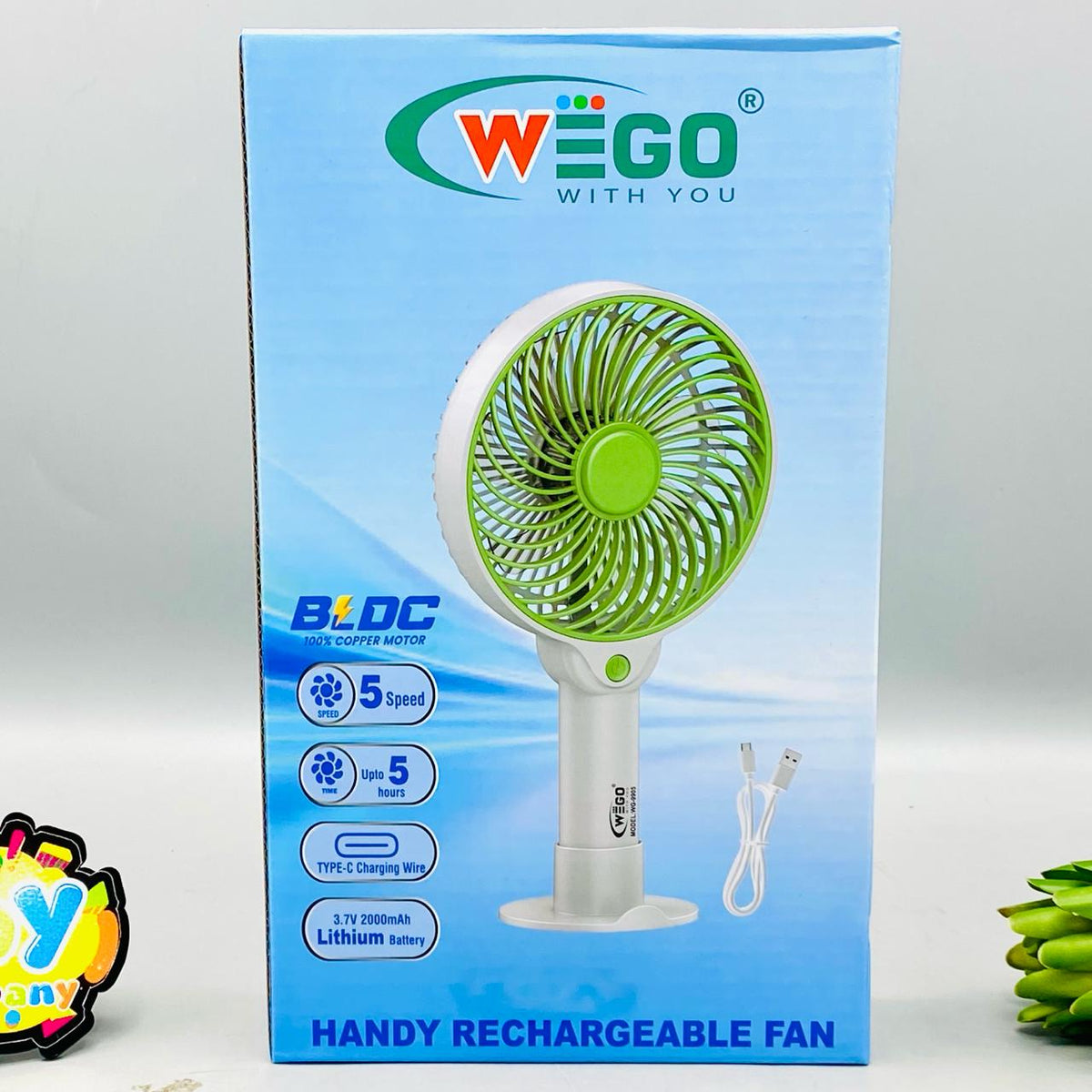 10.5" Handheld & Rechargeable Cooling Fan