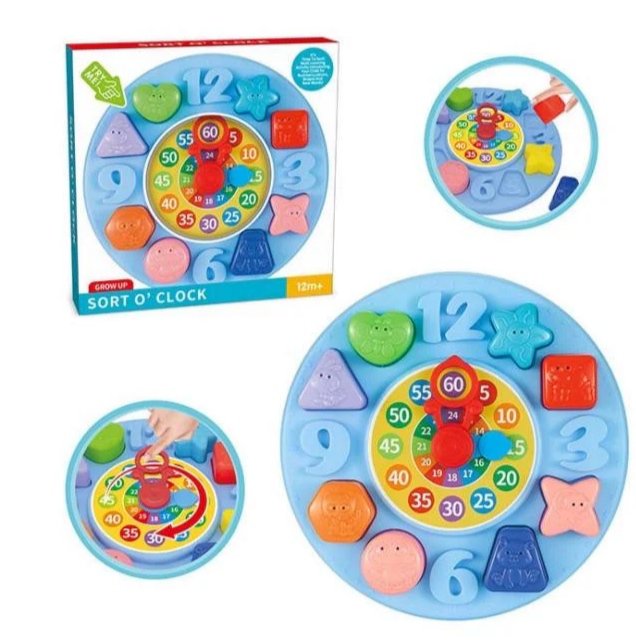 Toddlers Sort O' Clock Educational & Learning Toy