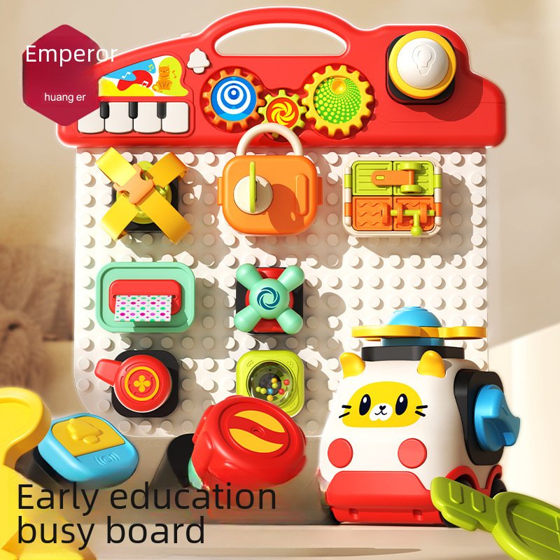 Huanger Montessori Musical Activity Puzzle Board