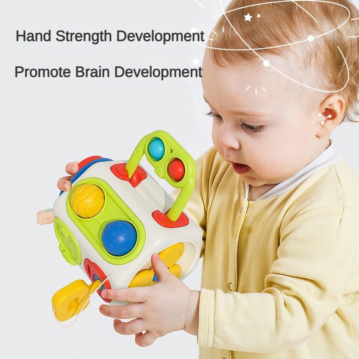 Multi-functional Montessori Busy Cube Toy