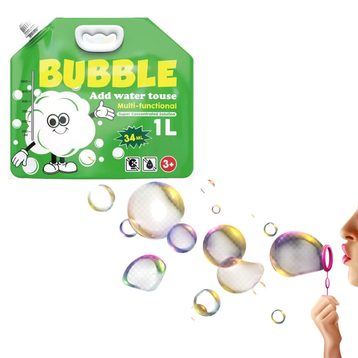 1000ml Concentrate Bubble Liquid Sachet