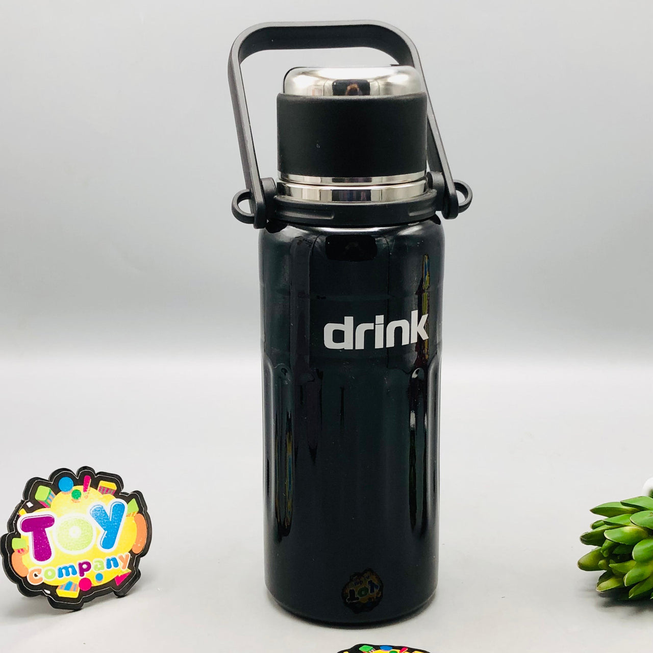 1000ml Stainless Steel Vacuum Insulated Water Bottle - Black