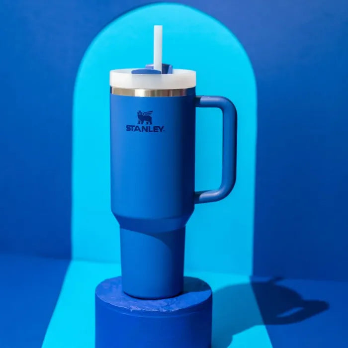 Stanley Insulated Tumbler With Straw - Blue