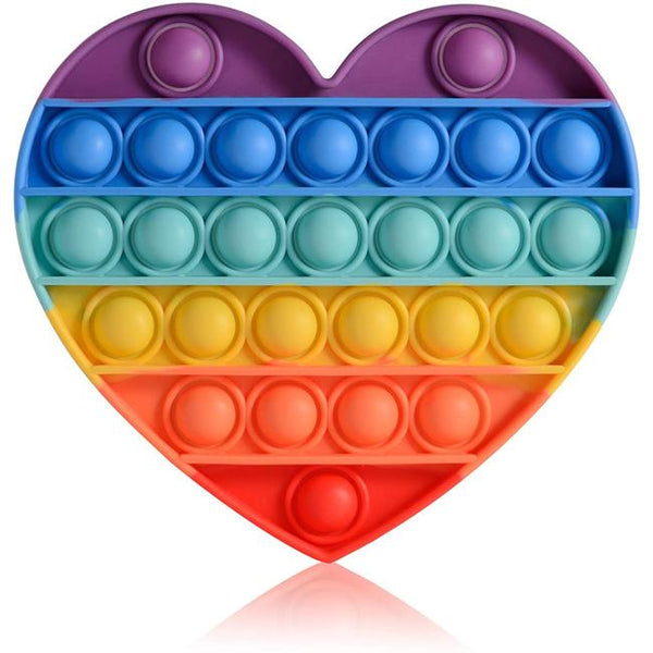 Push Pop It Bubble Fidget - Heart