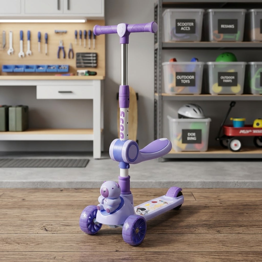 Capybara Kids Seat Scooty - Purple