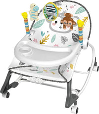 3in1 Multi-functional Baby Dining Plate Chair - White