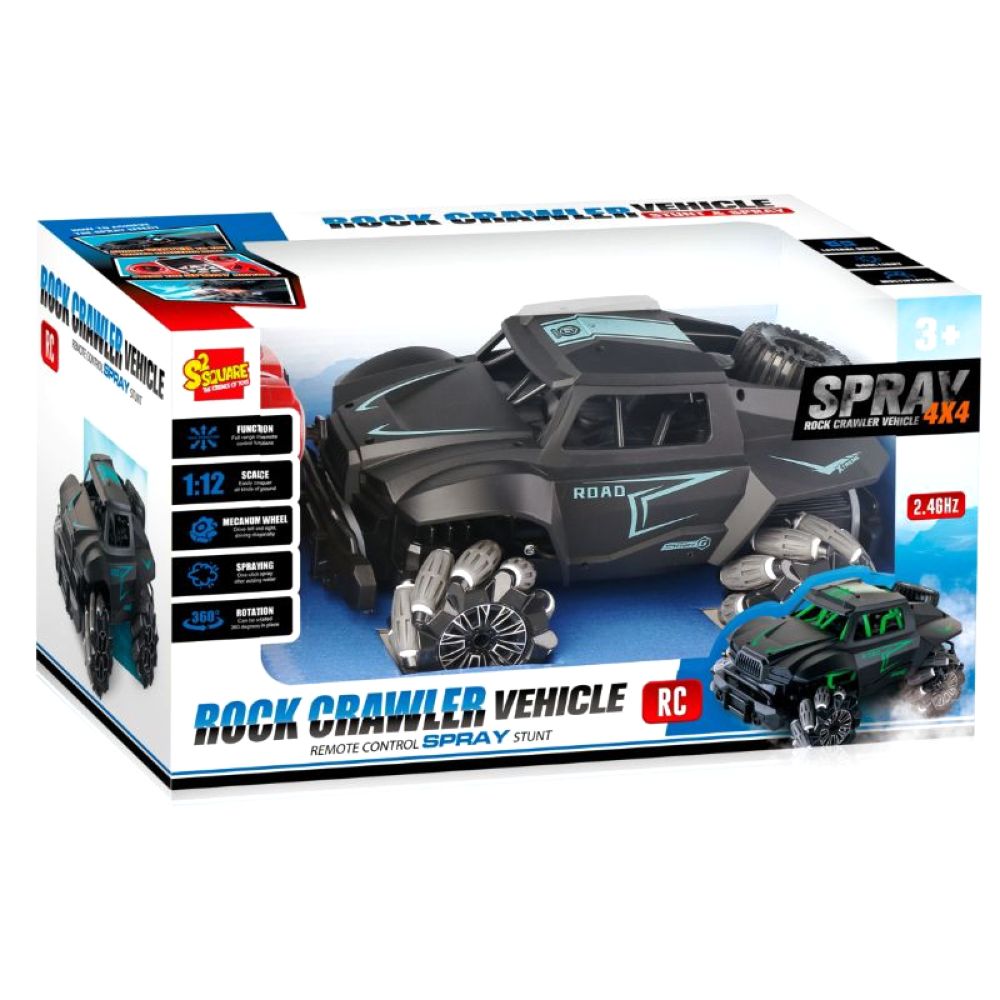 1:12 RC 2.4GHz Rock Crawler 4x4 Spray Truck