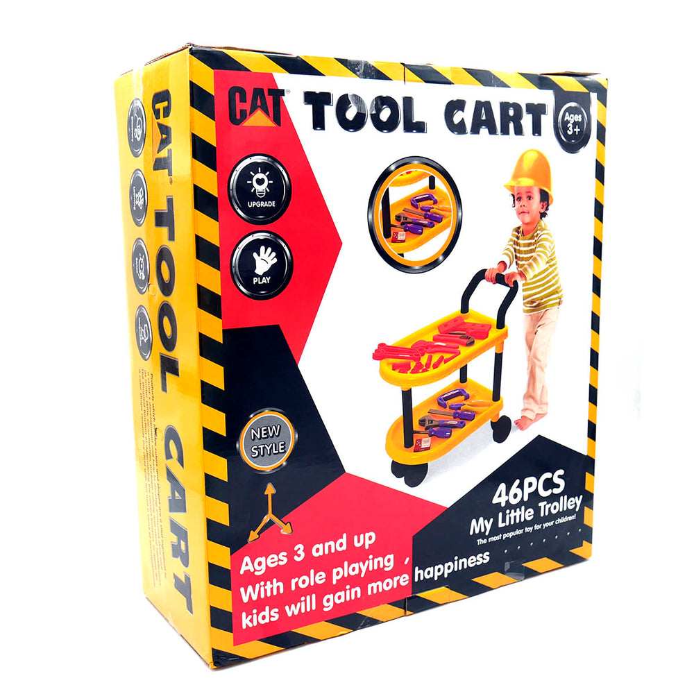 My Little Trolley Tool Cart - 46Pcs