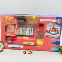 Pretend Play Burger Cash Register With Light & Sound