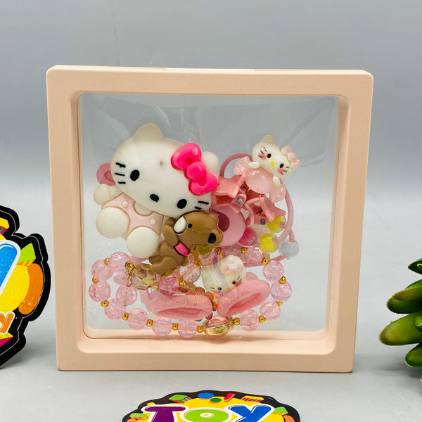 10Pcs Hello Kitty Girls Hair Accessories Set