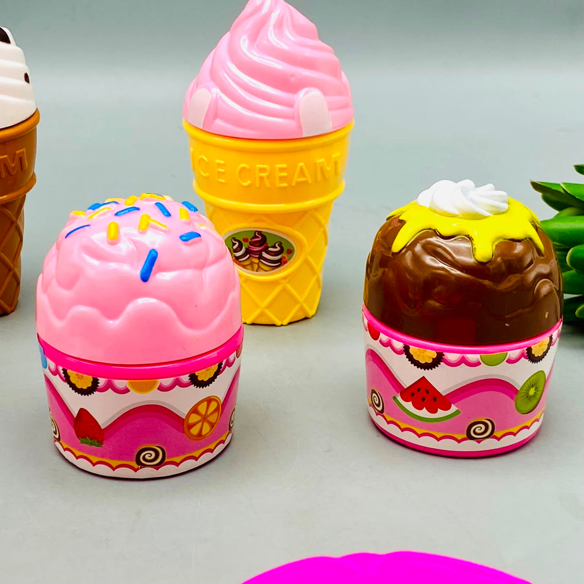 10Pcs Kids Pretend Play Ice Cream Set