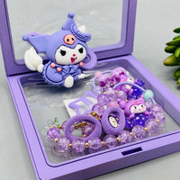 10Pcs Kuromi Girls Hair Accessories Set