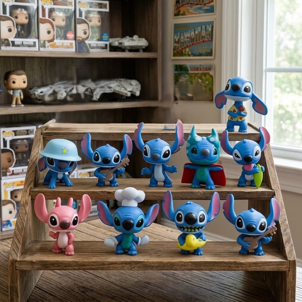 10Pcs Premium Disney's Lilo & Stitch Figure Set