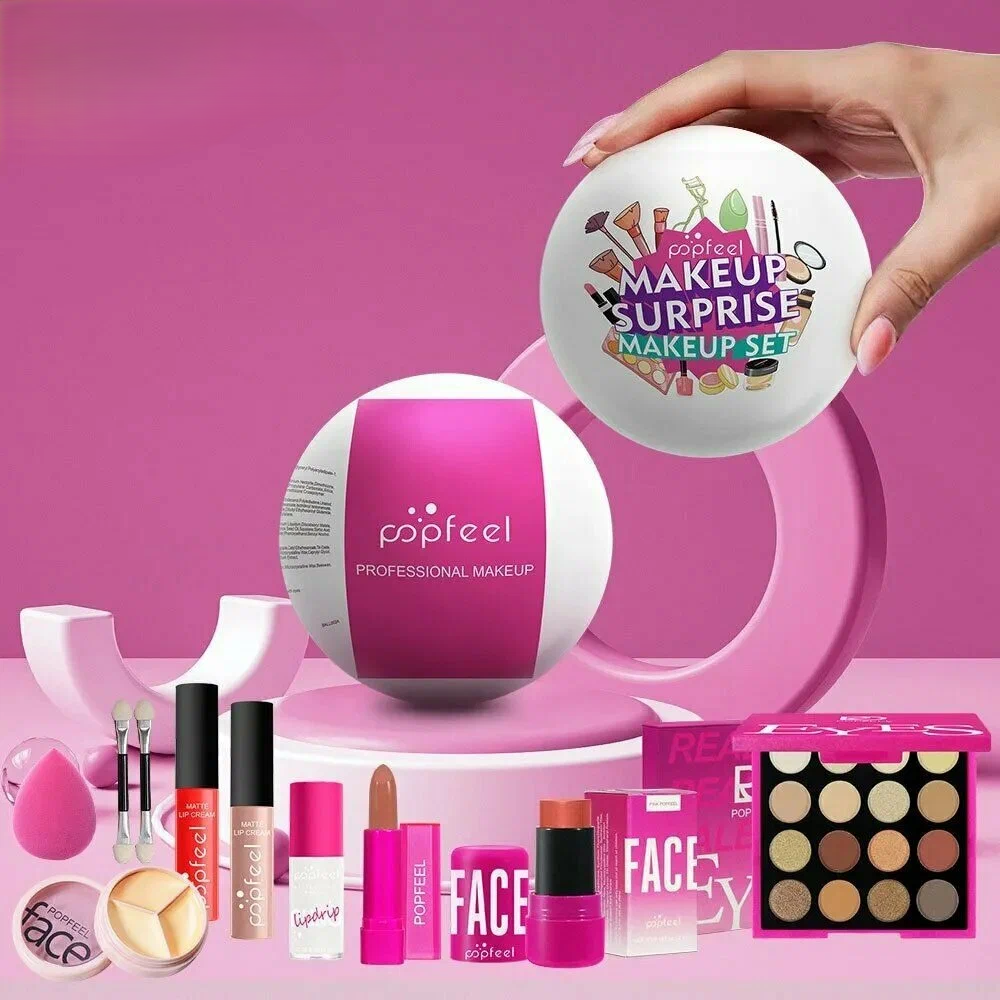 10Pcs Realistic Professional Makeup Surprise Egg