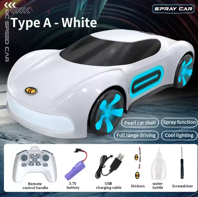 Electric RC Concept Stunt Spray Car
