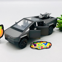 1:32 Diecast Tesla Cyber Truck With Trailer