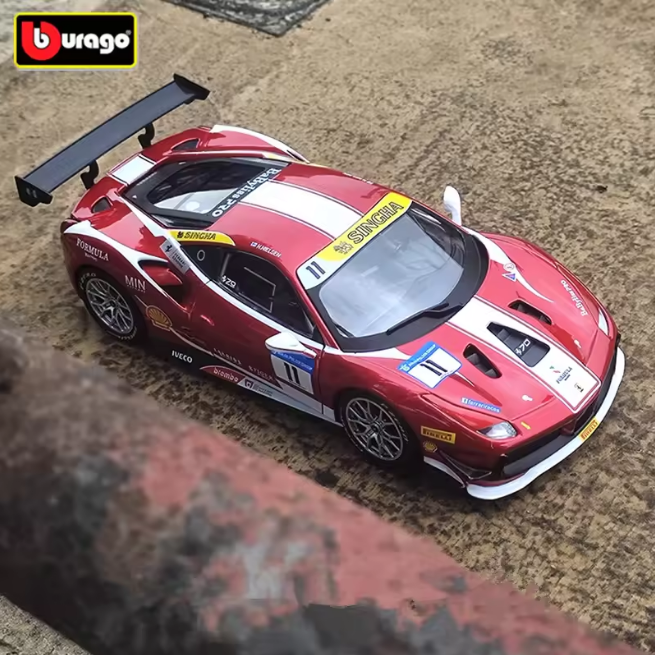 Bburago 1:24 Ferrari 488 Challenge Formula Racing 2017