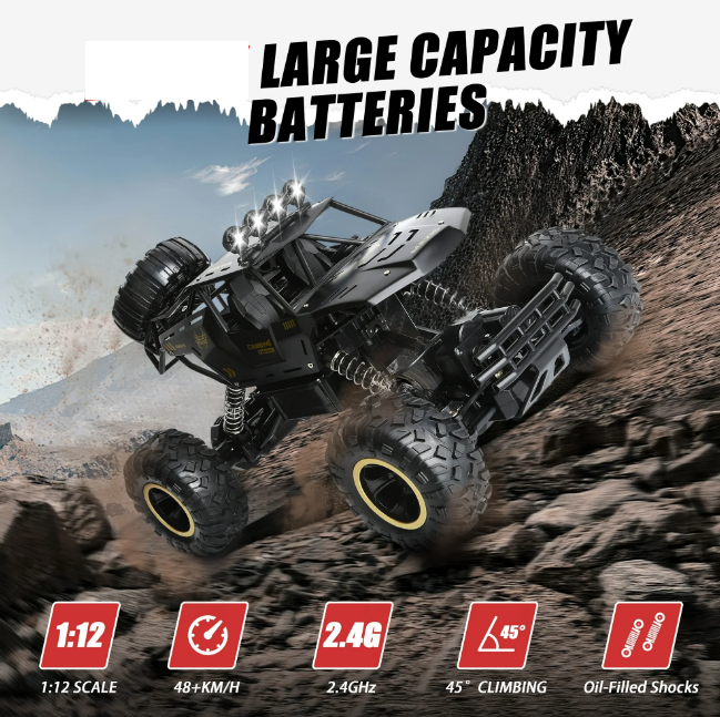 1:12 RC Alloy Off-Road Rock Crawler Truck