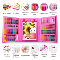 208Pcs Premium Unicorn Kids Super Mega Art Set