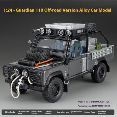 1:24 Diecast Land Rover Defender 110 Off-Road Model