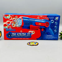 10 Holes Battery Operated Spider Colorful Bubble Gun