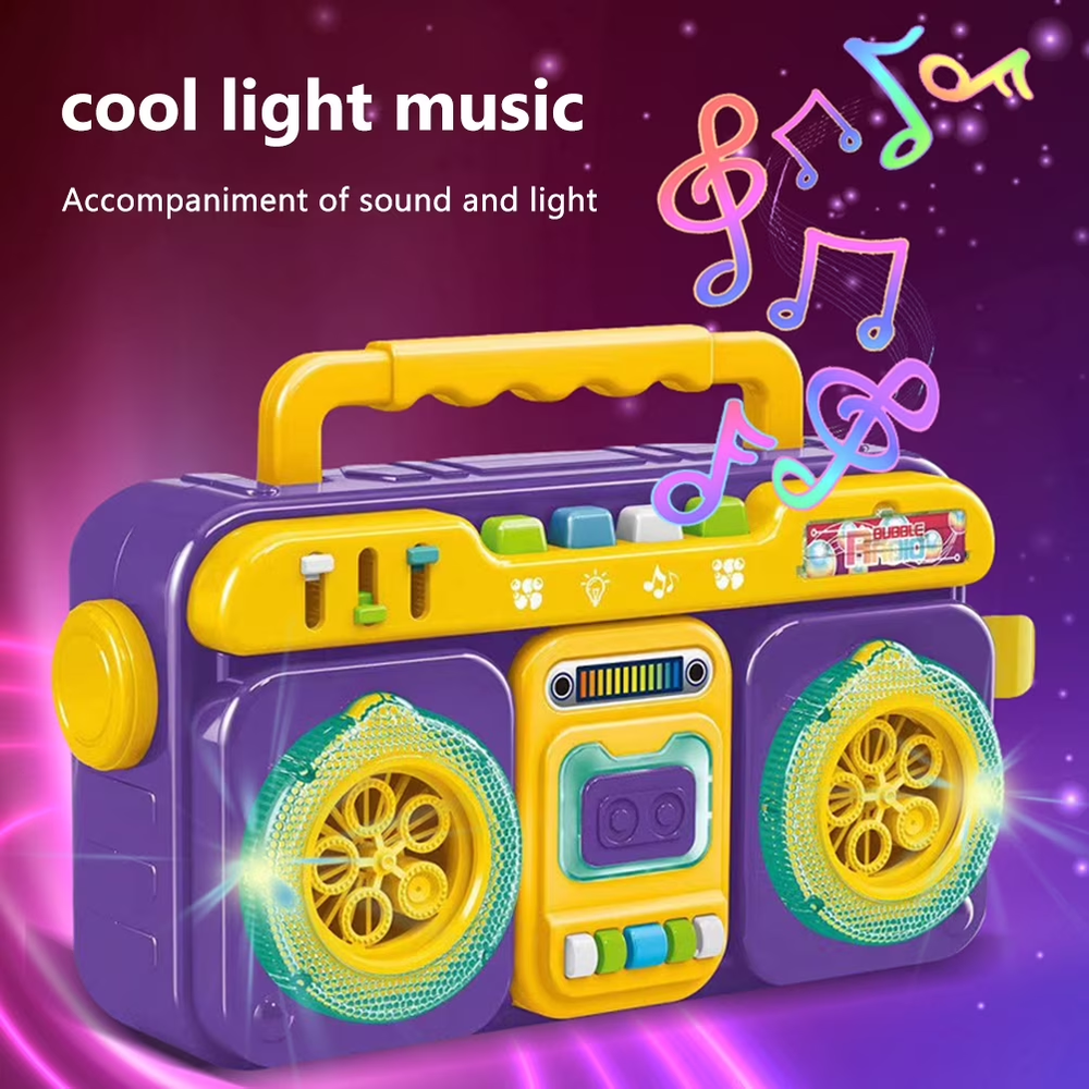 10 Holes Bubble Radio With Light & Music