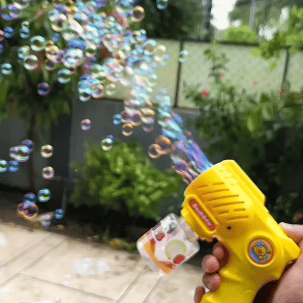10 Holes Cute Duck Colorful Bubble Gun