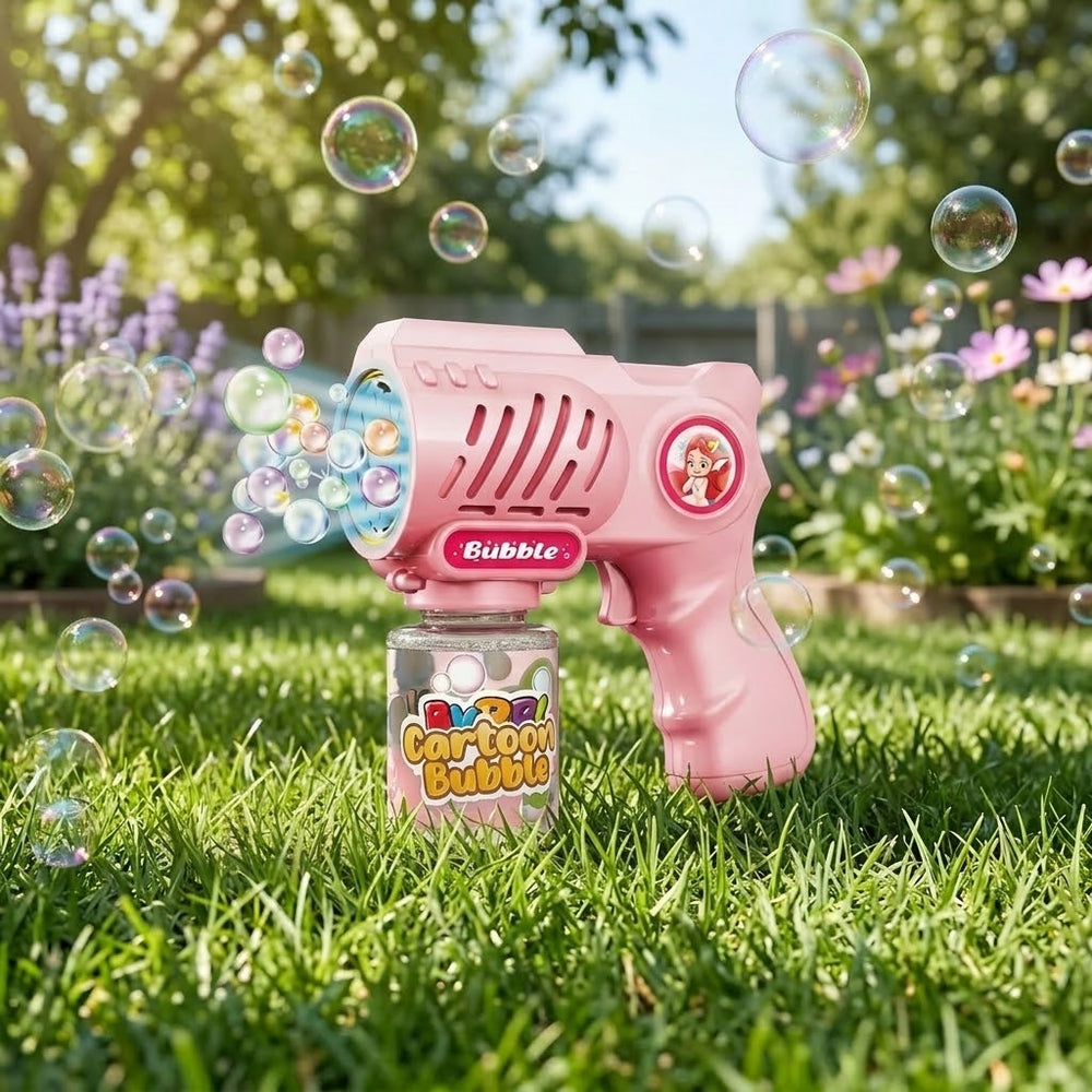10 Holes Mermaid Colorful Bubble Gun