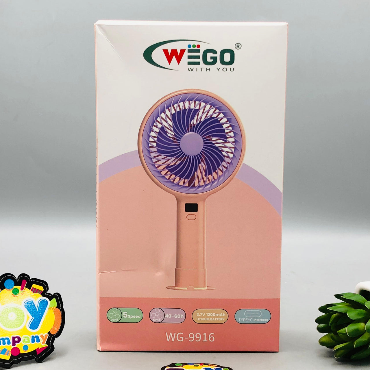 10" Rechargeable 5 Wind Speed Desktop Cooling Fan