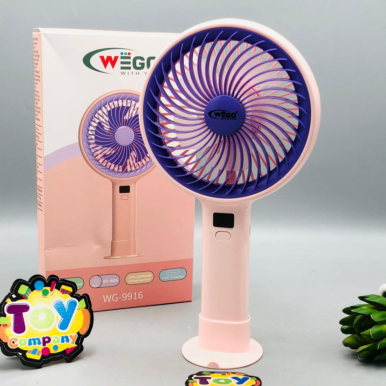 10" Rechargeable 5 Wind Speed Desktop Cooling Fan