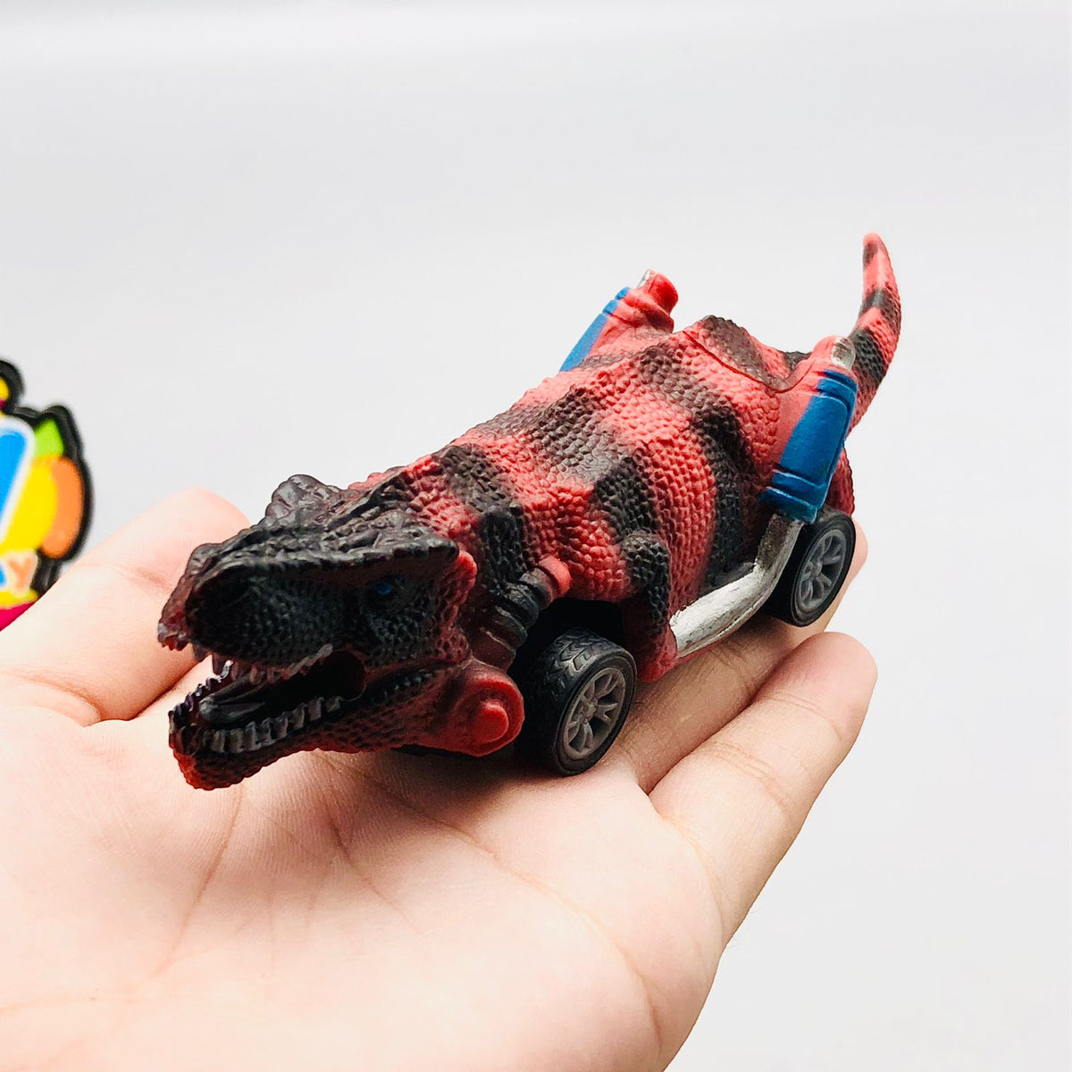 Pullback Mini Dinosaur Car Team Set - 6Pcs