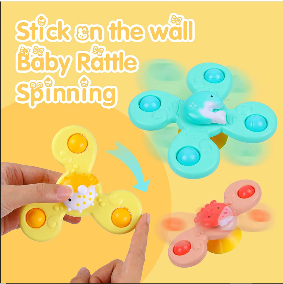 3in1 Sobebear New Born Baby Spinning Rattles