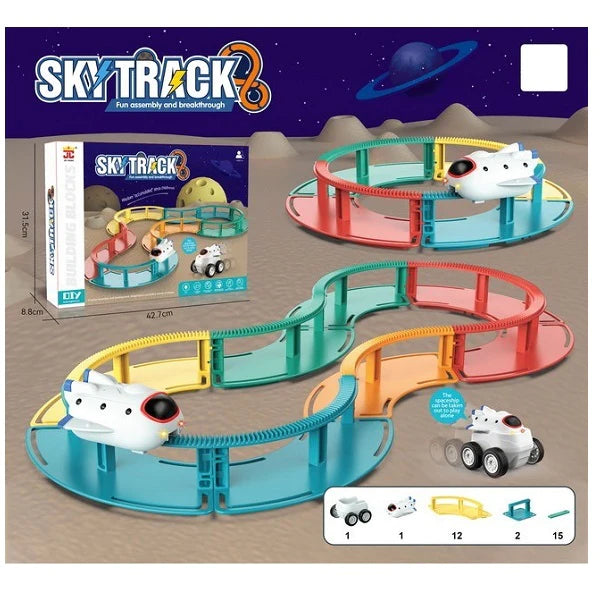 DIY Sky Track Set With Spaceship