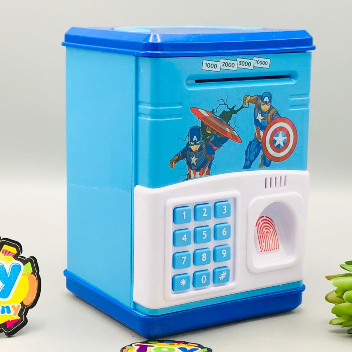 Avengers Fingerprint & Password Unlock ATM Machine