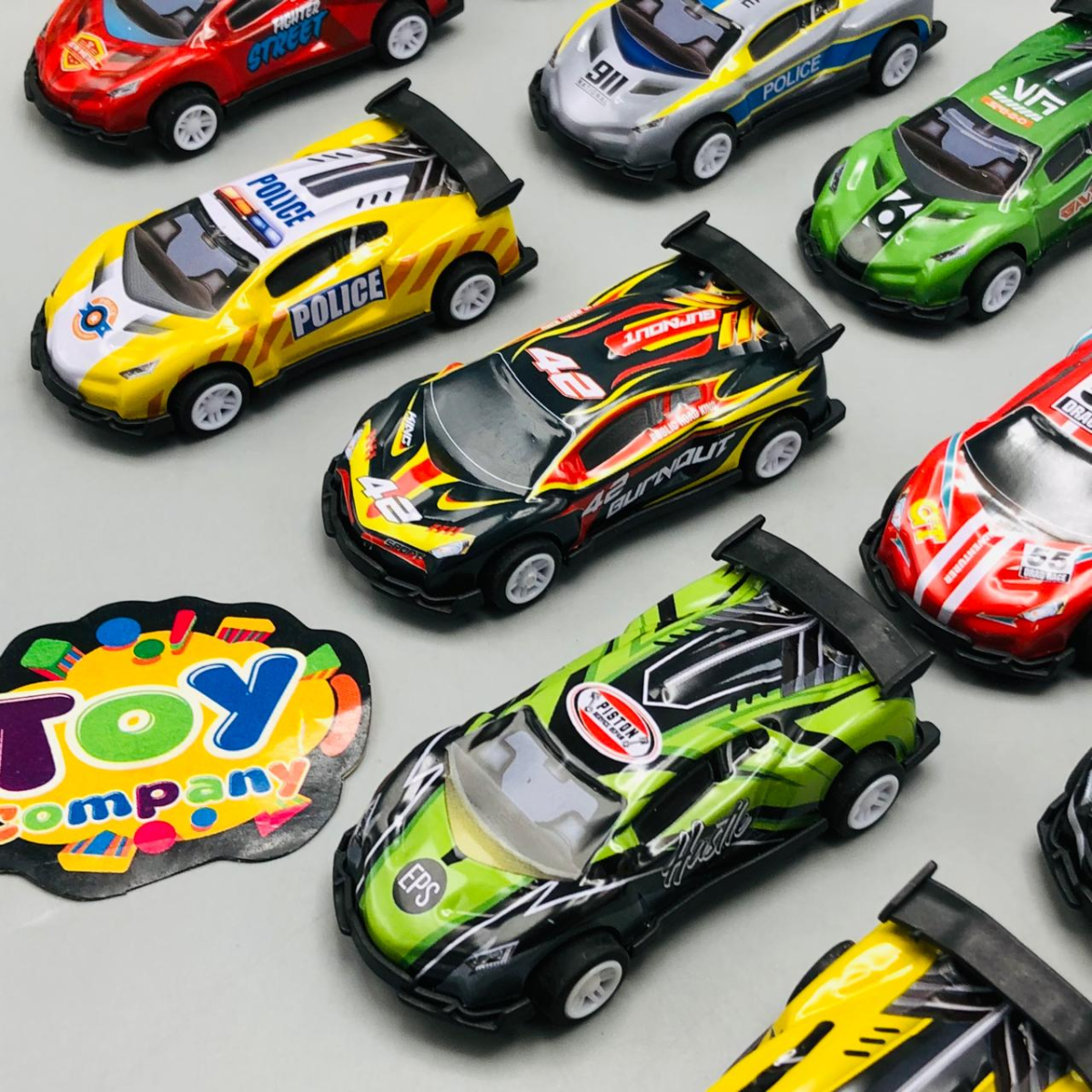 24Pcs Mini Inertial Cars With Launcher