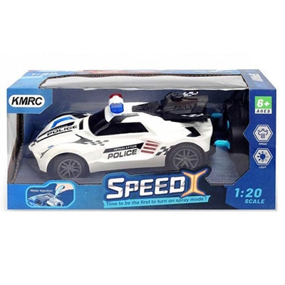 1:20 RC Police Interceptor Spray Car