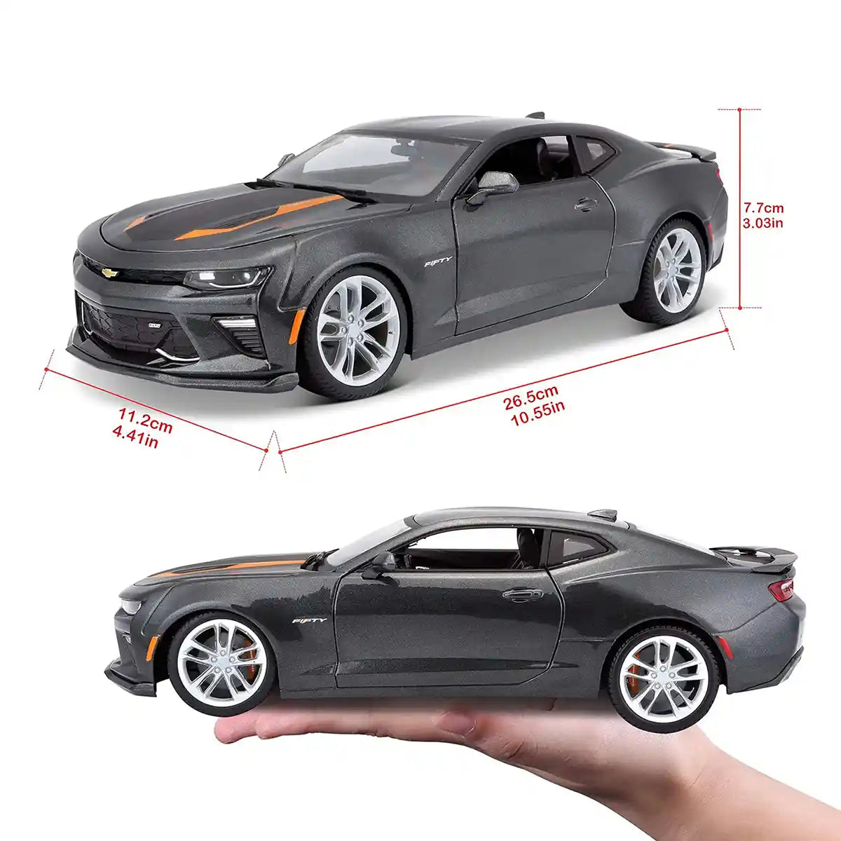 Maisto 1:18 Diecast Chevrolet Camaro 50th Anniversary 2017