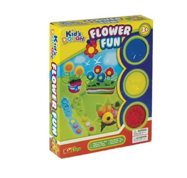Kids Flower Fun Play Dough Set
