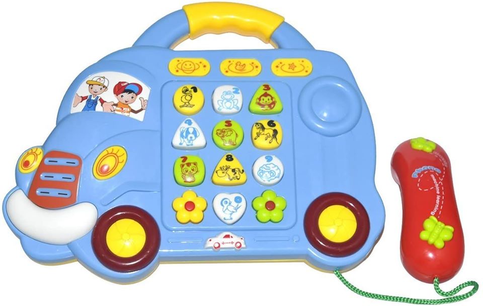 Pandaontles Cartoon Car Phone with Animal Sound And Music