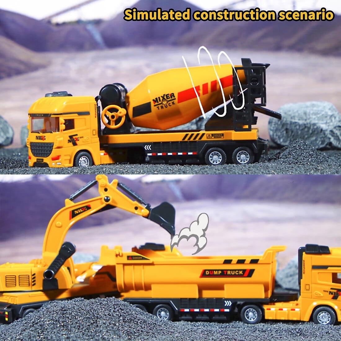 1Pc Friction Movable Engineering Truck - Assortment