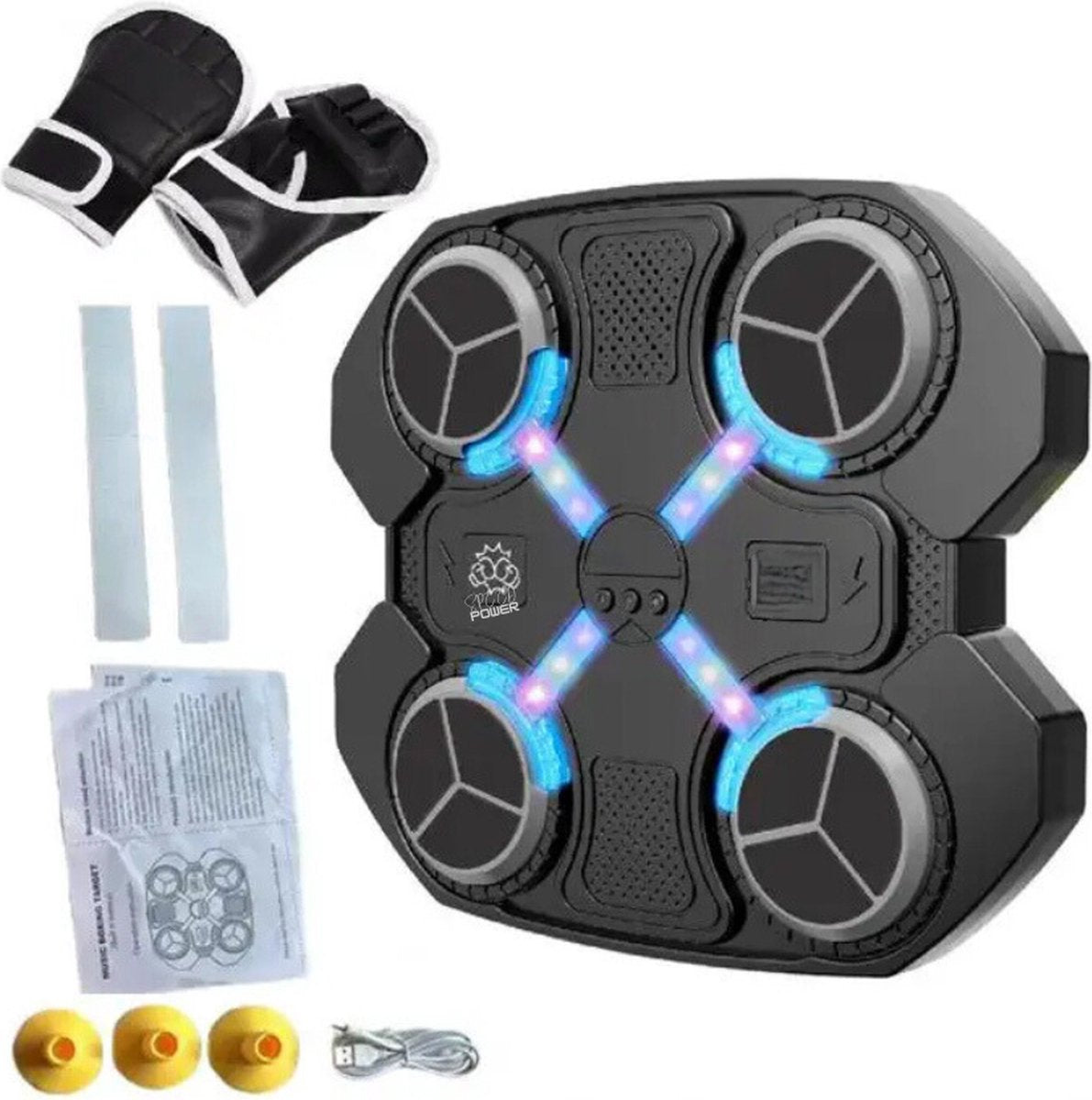 USB Powered Musical Boxing Target With Lights