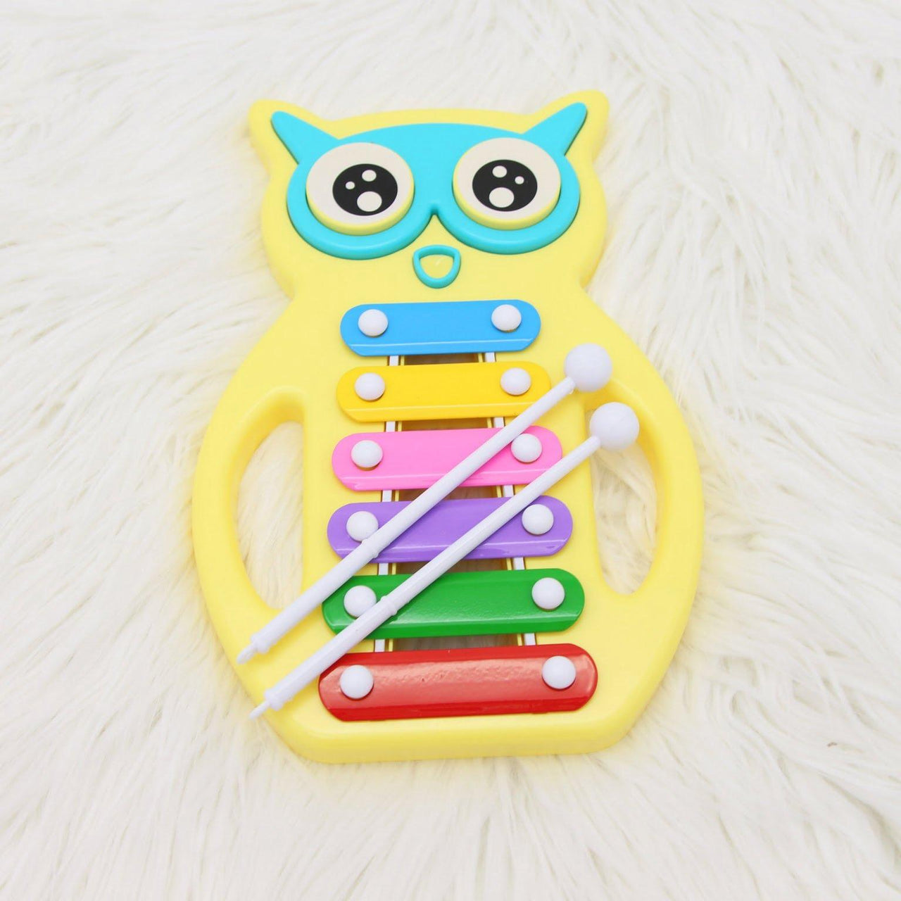 6 Notes Musical Owl Shape Xylophone For Kids